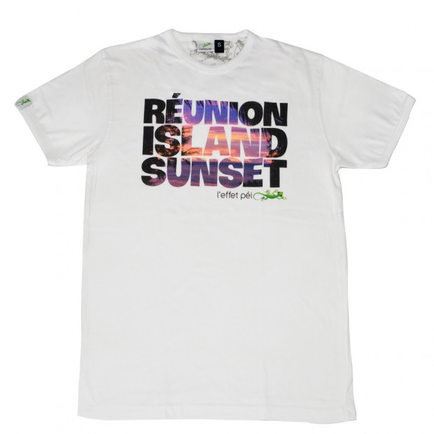 T-shirt Homme Sunset Reunion Island
